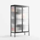 Conserto2 - Cabinet - Vratislav Pecka - Antracite - Reeded glass