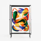 Gloss - Cabinet - Vratislav Pecka - Antracite - Reeded glass