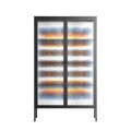Perspektiva - Cabinet - Vratislav Pecka - Antracite - Reeded glass