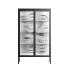 Splash of black - Cabinet - Vratislav Pecka - Antracite - Reeded glass
