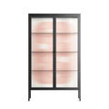 United - Cabinet - Vratislav Pecka - Antracite - Reeded glass