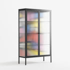 Yo - Cabinet - Vratislav Pecka - Antracite - Reeded glass