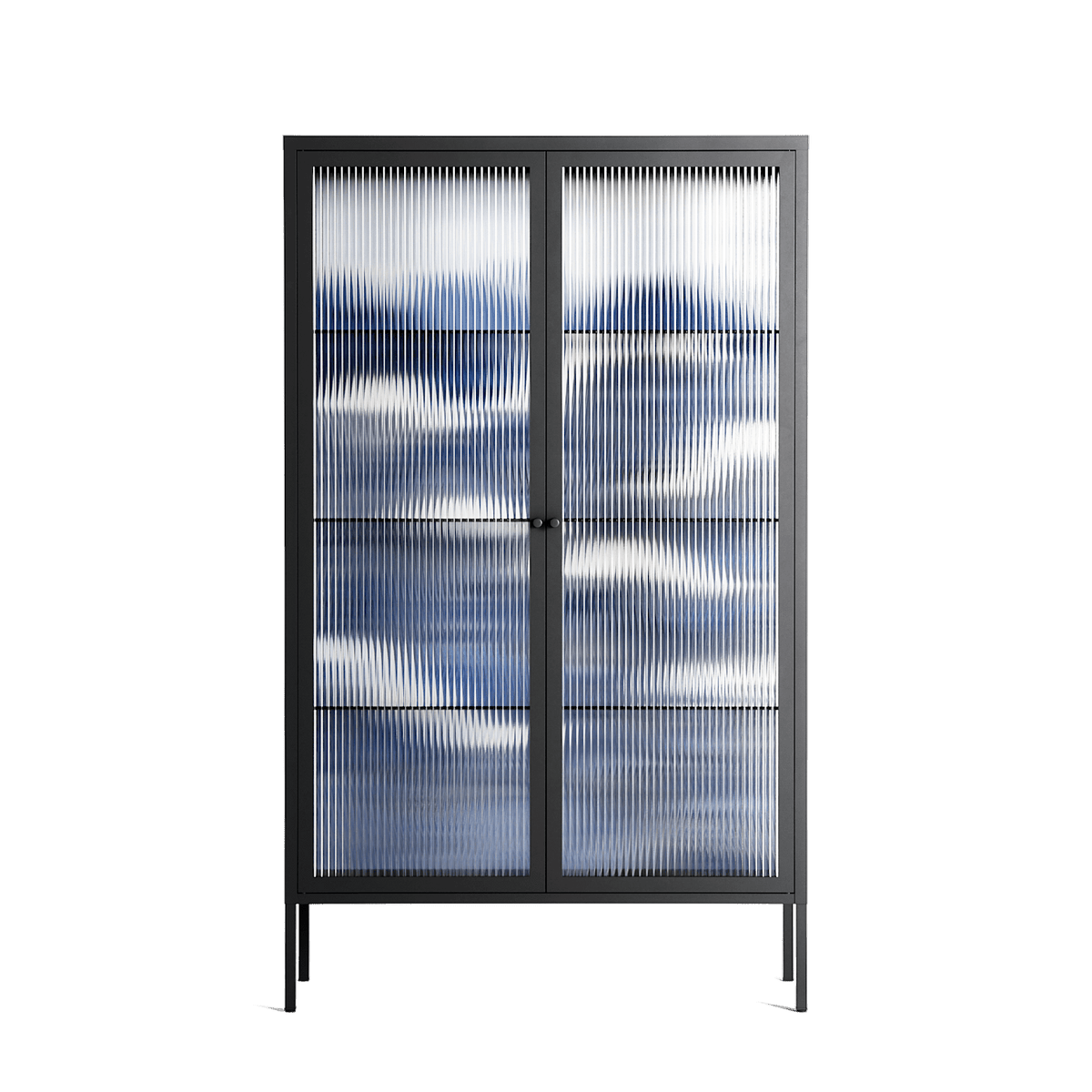Dalgalar - Cabinet - Nur Rydberg - Antracite - Reeded glass