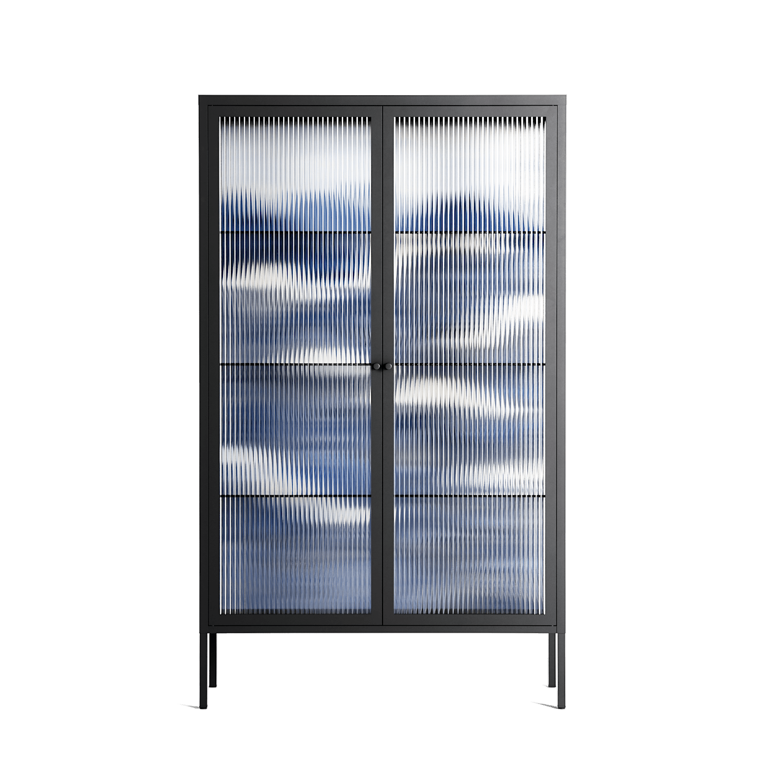 Dalgalar - Cabinet - Nur Rydberg - Antracite - Reeded glass