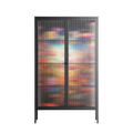 Greatful Meadow - Cabinet - Nur Rydberg - Antracite - Reeded glass