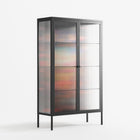 Greatful Meadow - Cabinet - Nur Rydberg - Antracite - Reeded glass