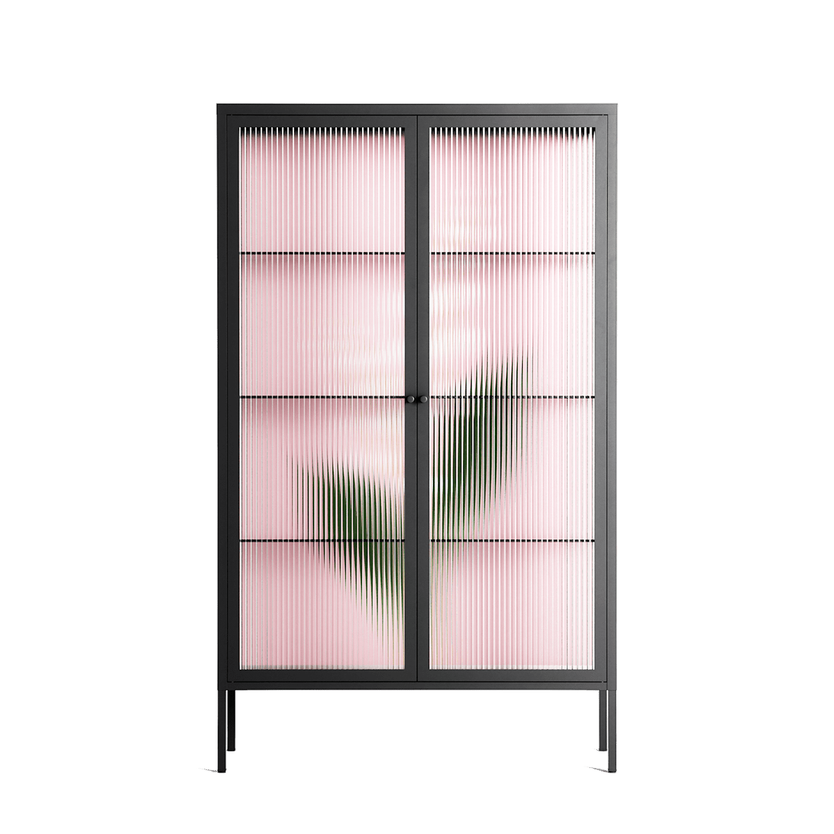 Kalas Konvalj - Cabinet - Nur Rydberg - Antracite - Reeded glass