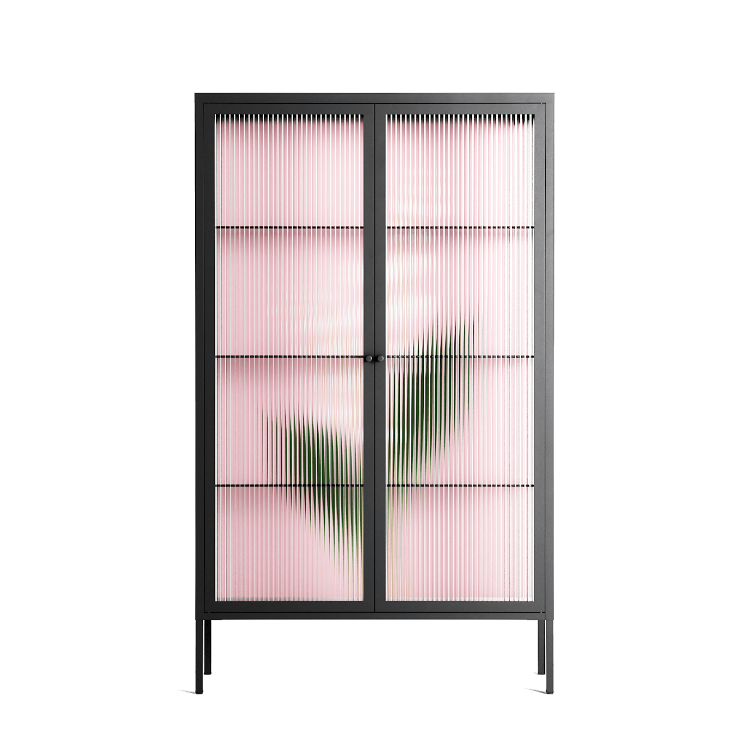 Kalas Konvalj - Cabinet - Nur Rydberg - Antracite - Reeded glass