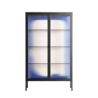Good Bye - Cabinet - Andrea Devia-Nuño - Antracite - Reeded glass
