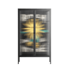 Bitch Don't Kill My Vibe - Cabinet - Aley Wild - Antracite - Reeded glass