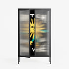 Bitch Don't Kill My Vibe - Cabinet - Aley Wild - Antracite - Reeded glass