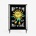 Bitch Don't Kill My Vibe - Cabinet - Aley Wild - Antracite - Reeded glass