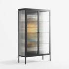 Bitch Don't Kill My Vibe - Cabinet - Aley Wild - Antracite - Reeded glass
