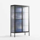 Cool Cool Salon Blue - Cabinet - Aley Wild - Antracite - Reeded glass