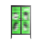 Cool Cool Salon Green - Cabinet - Aley Wild - Antracite - Reeded glass