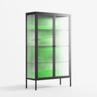 Cool Cool Salon Green - Cabinet - Aley Wild - Antracite - Reeded glass