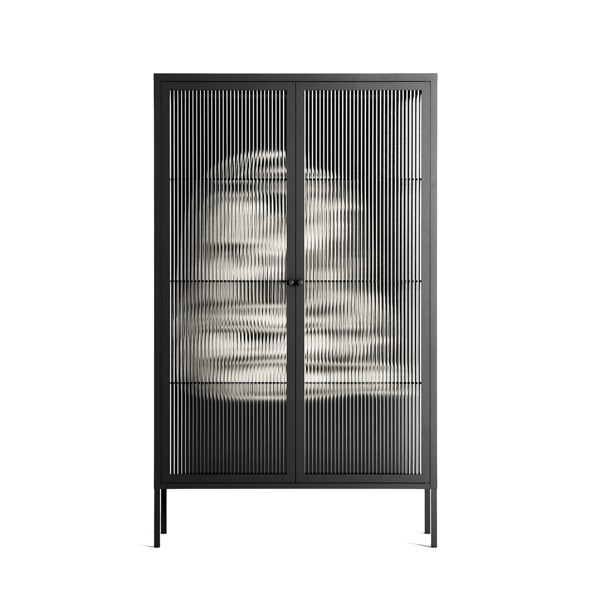 Nudes on Nudes - Cabinet - Aley Wild - Antracite - Reeded glass