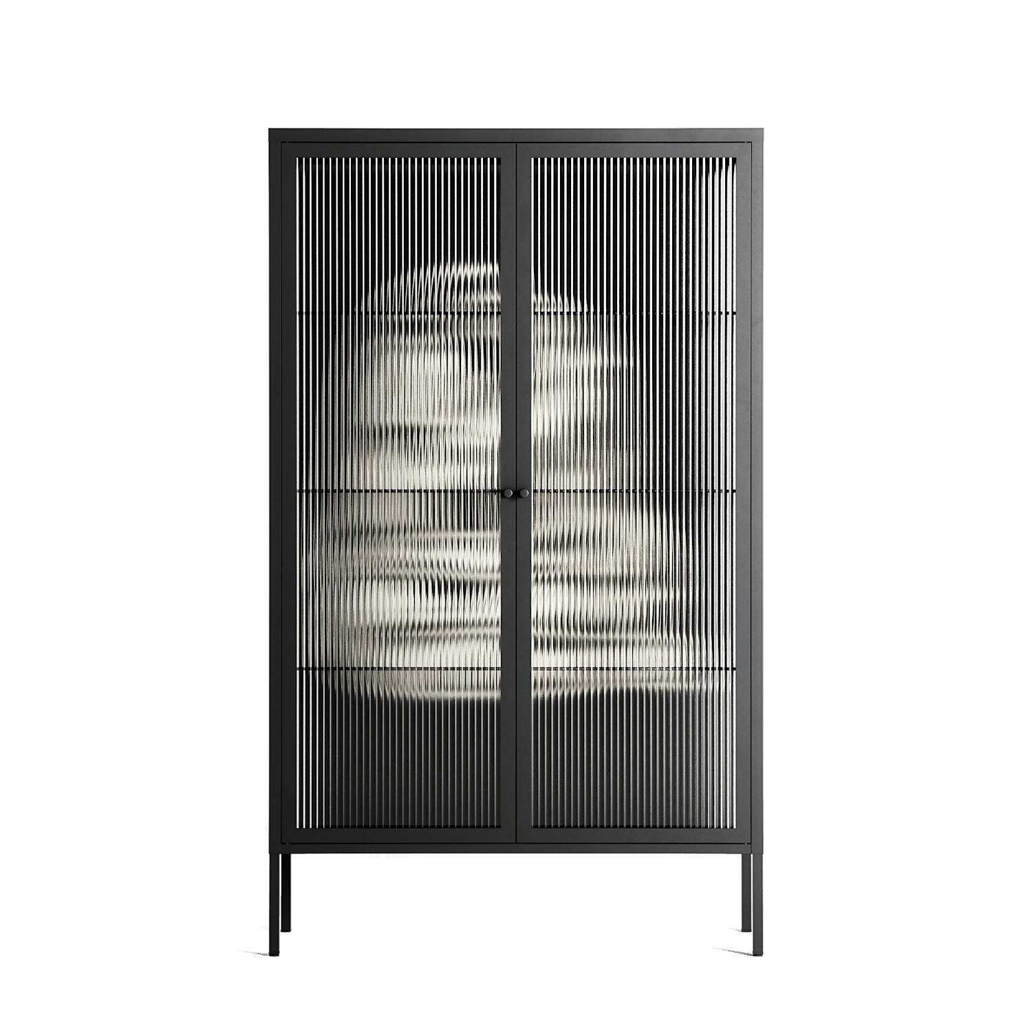 Nudes on Nudes - Cabinet - Aley Wild - Antracite - Reeded glass