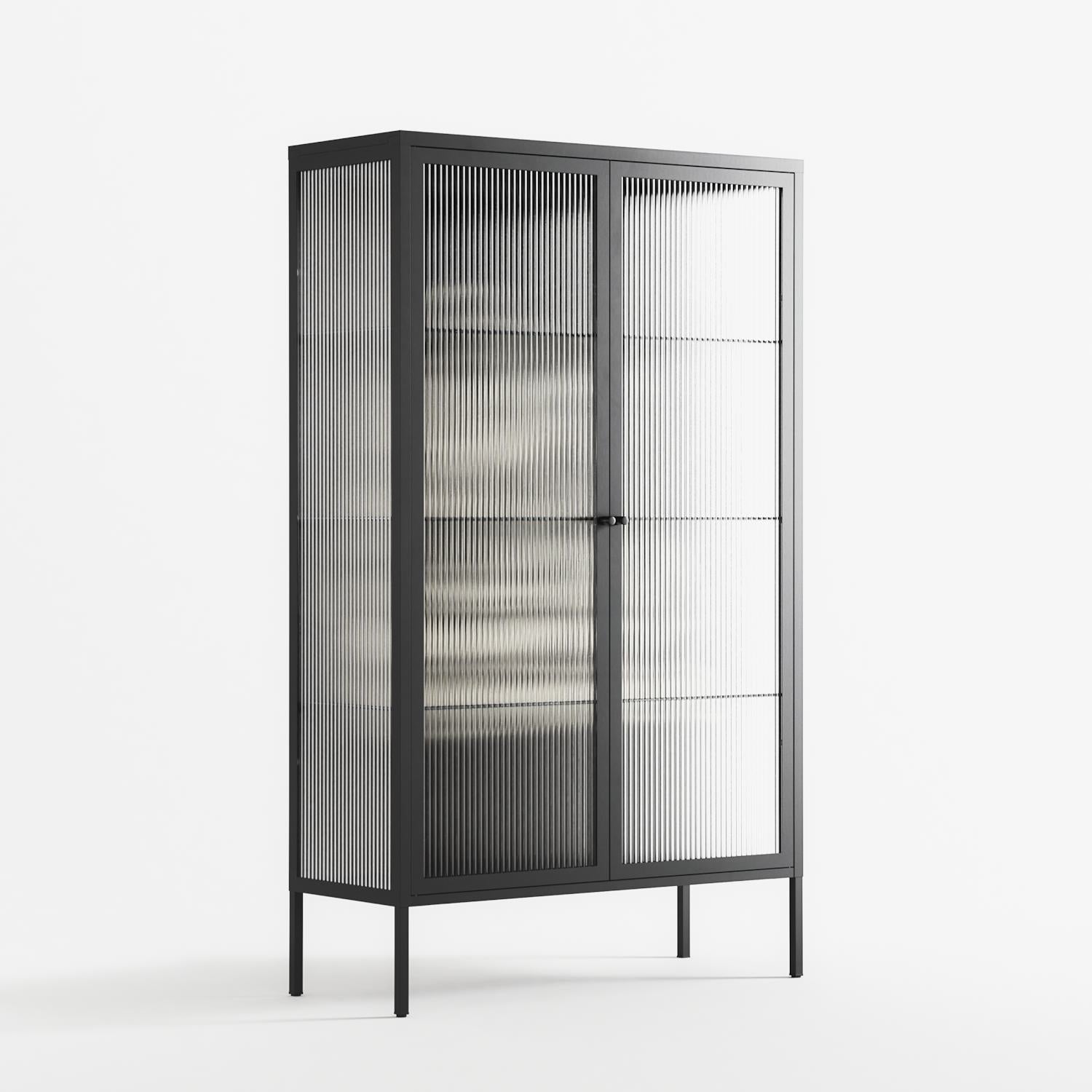 Nudes on Nudes - Cabinet - Aley Wild - Antracite - Reeded glass