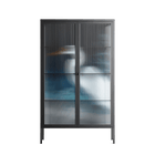 Egret - Cabinet - Katie O’Shea - Antracite - Reeded glass