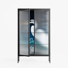 Egret - Cabinet - Katie O’Shea - Antracite - Reeded glass