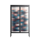 Gooseberries - Cabinet - Katie O’Shea - Antracite - Reeded glass