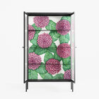 Pink Floras - Cabinet - Katie O’Shea - Antracite - Reeded glass