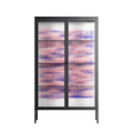 Redblooms - Cabinet - Katie O’Shea - Antracite - Reeded glass