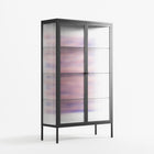Redblooms - Cabinet - Katie O’Shea - Antracite - Reeded glass