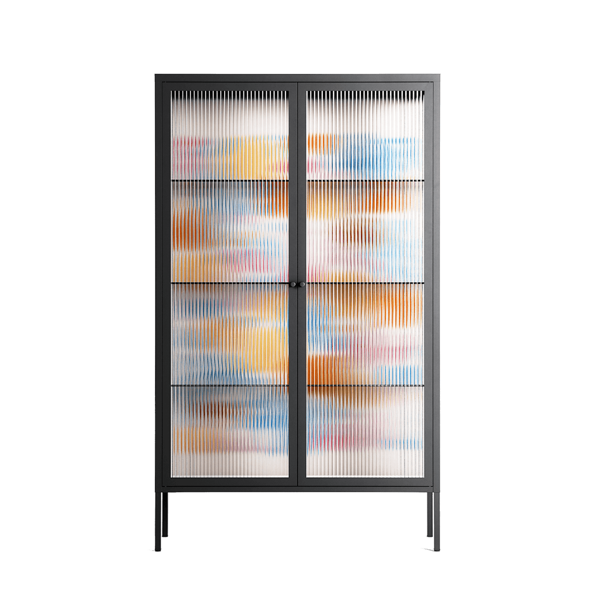 Sea Critters - Cabinet - Katie O’Shea - Antracite - Reeded glass