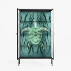 Turtle With Kelp - Cabinet - Katie O’Shea - Antracite - Reeded glass