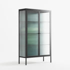 Turtle With Kelp - Cabinet - Katie O’Shea - Antracite - Reeded glass