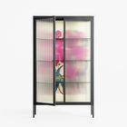 Tulips - Cabinet - Katie O’Shea - Antracite - Reeded glass