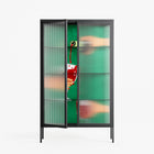Cheers Girls - Cabinet - Raissa Oltmanns - Antracite - Reeded glass