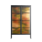 Twins - Cabinet - Raissa Oltmanns - Antracite - Reeded glass