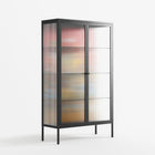 Ganesha - Cabinet - Cezar Berje - Antracite - Reeded glass