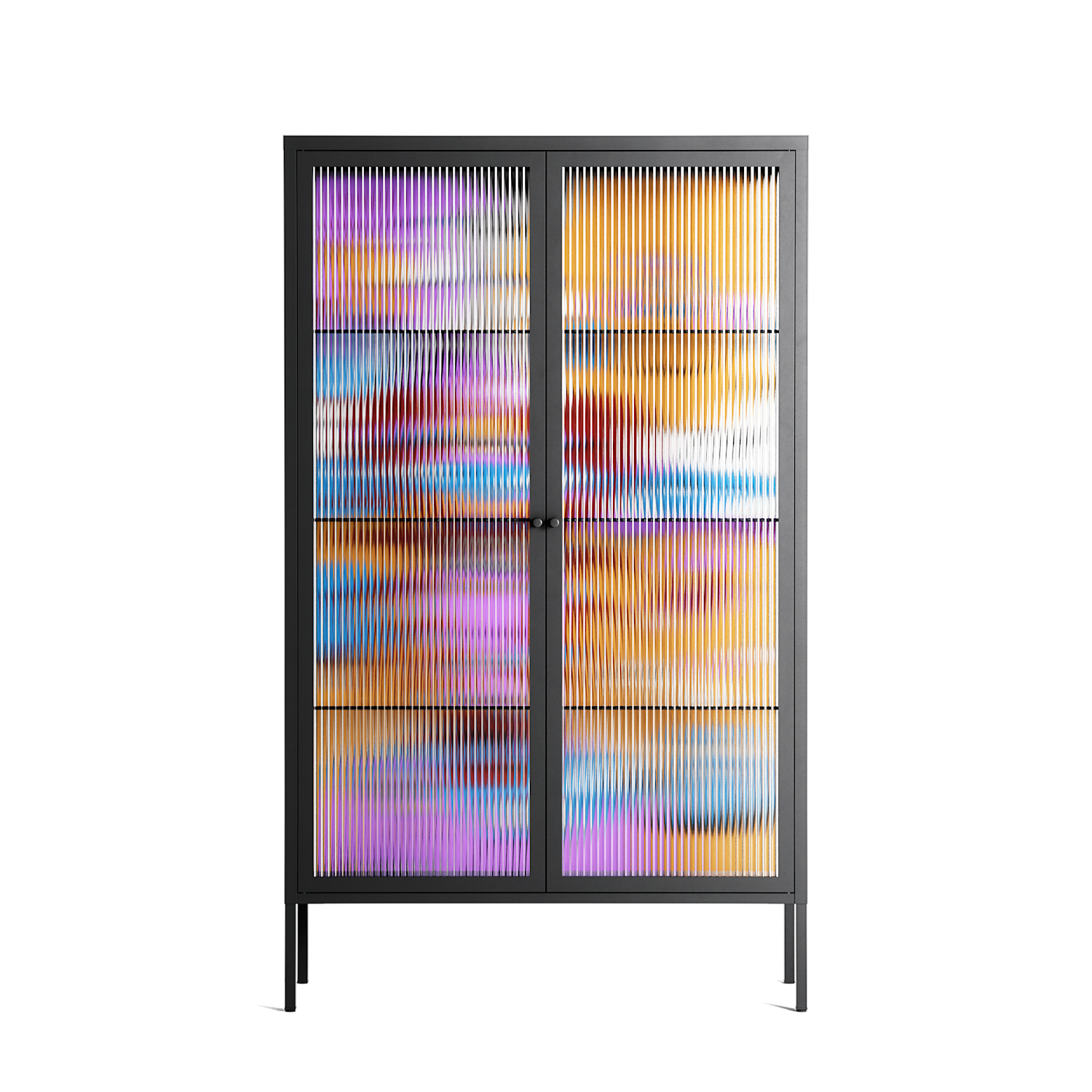 Solar Cancer - Cabinet - Cezar Berje - Antracite - Reeded glass