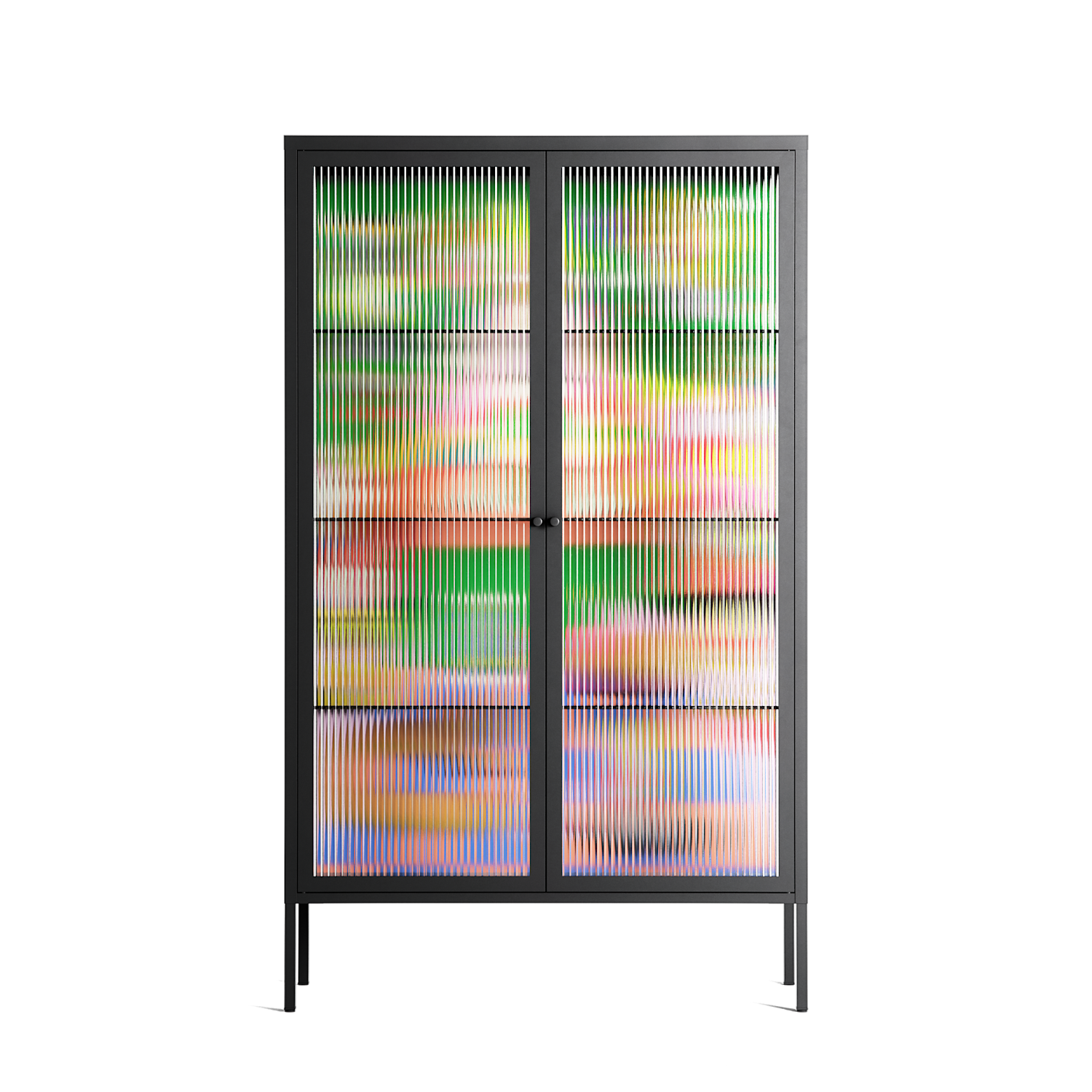 The Holy Mountain - Cabinet - Cezar Berje - Antracite - Reeded glass