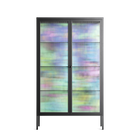 Transmutation - Cabinet - Cezar Berje - Antracite - Reeded glass