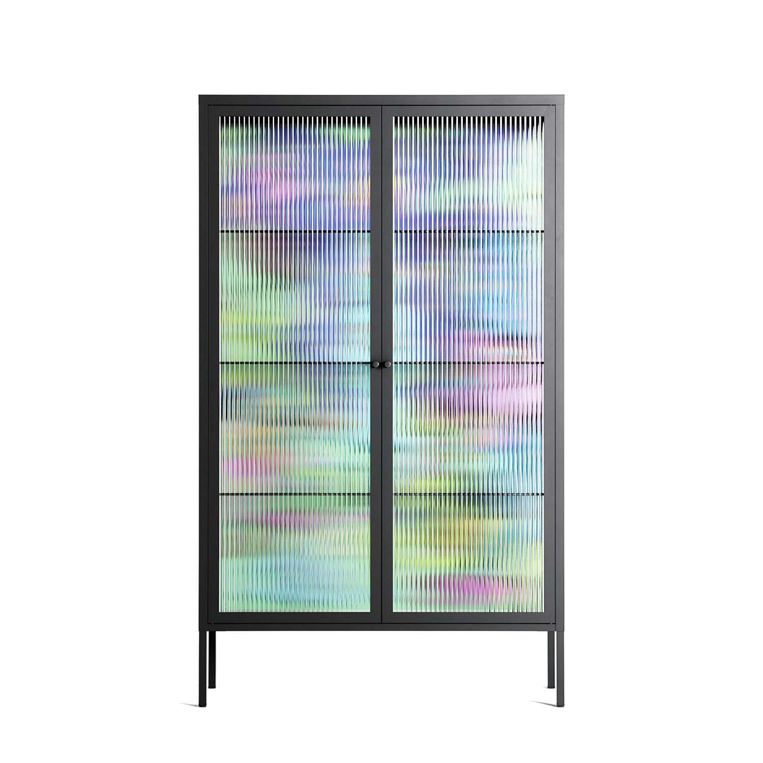 Transmutation - Cabinet - Cezar Berje - Antracite - Reeded glass