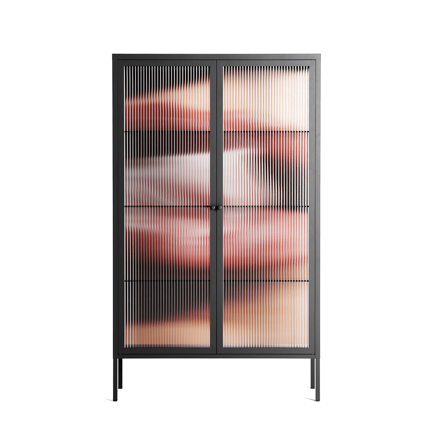 Blow - Cabinet - Nadia Ryder - Antracite - Reeded glass