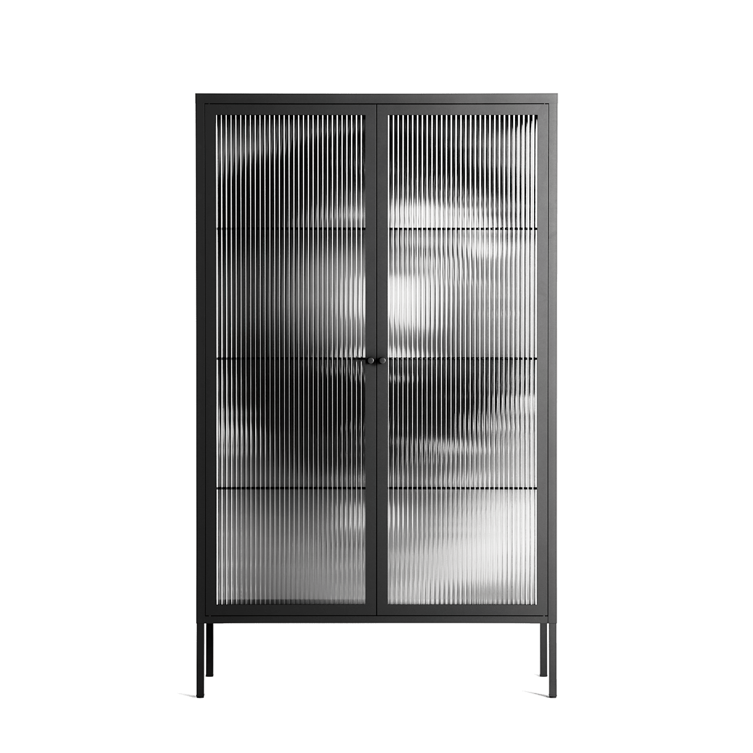 Gel - Cabinet - Nadia Ryder - Antracite - Reeded glass