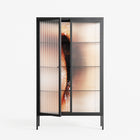 Glow - Cabinet - Nadia Ryder - Antracite - Reeded glass