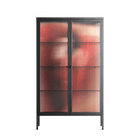 Red 2 - Cabinet - Nadia Ryder - Antracite - Reeded glass
