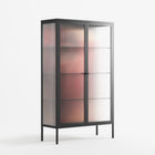 Red 2 - Cabinet - Nadia Ryder - Antracite - Reeded glass