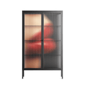 Red 4 - Cabinet - Nadia Ryder - Antracite - Reeded glass