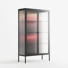 Red - Cabinet - Nadia Ryder - Antracite - Reeded glass