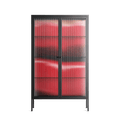 Squish - Cabinet - Nadia Ryder - Antracite - Reeded glass