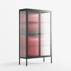 Squish - Cabinet - Nadia Ryder - Antracite - Reeded glass