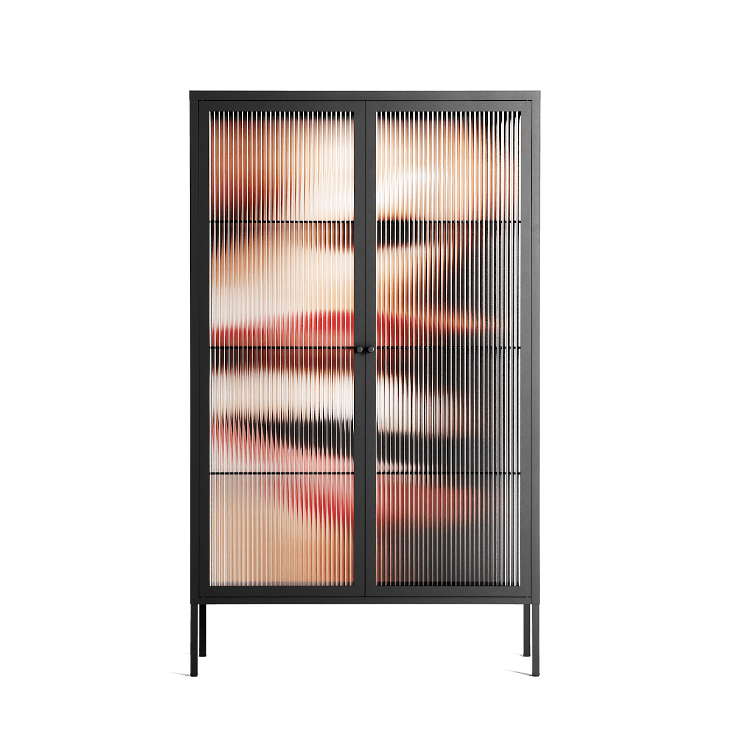 Teeth - Cabinet - Nadia Ryder - Antracite - Reeded glass